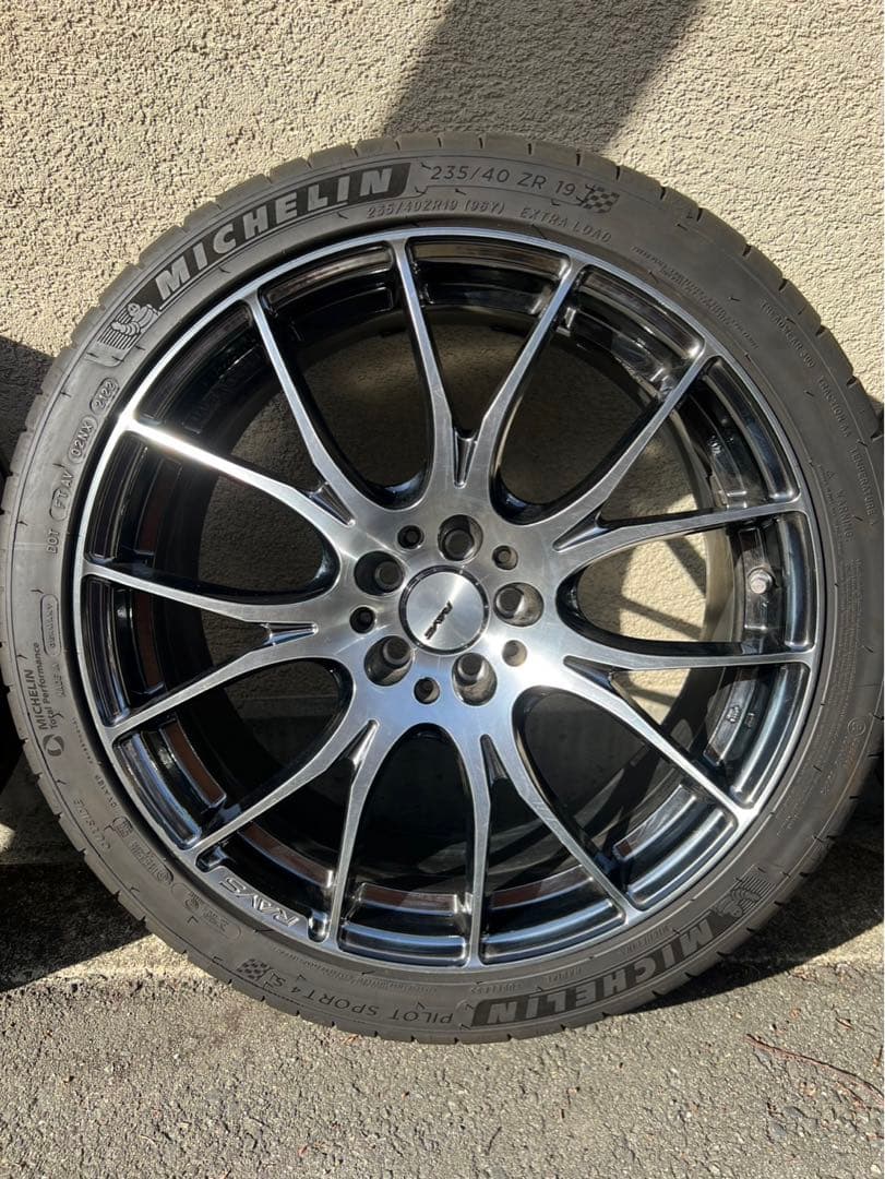 ひろ、Rays.19インチホイールタイヤセット