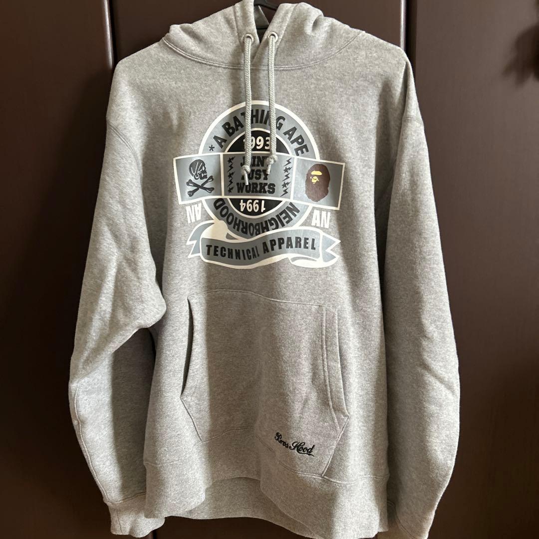 BAPE×NEIGHBORHOOD HOODIE M