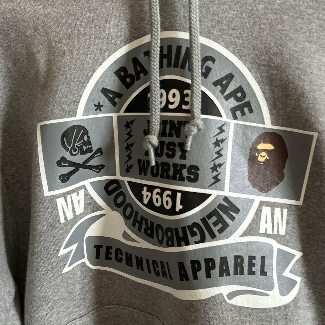 BAPE×NEIGHBORHOOD HOODIE M