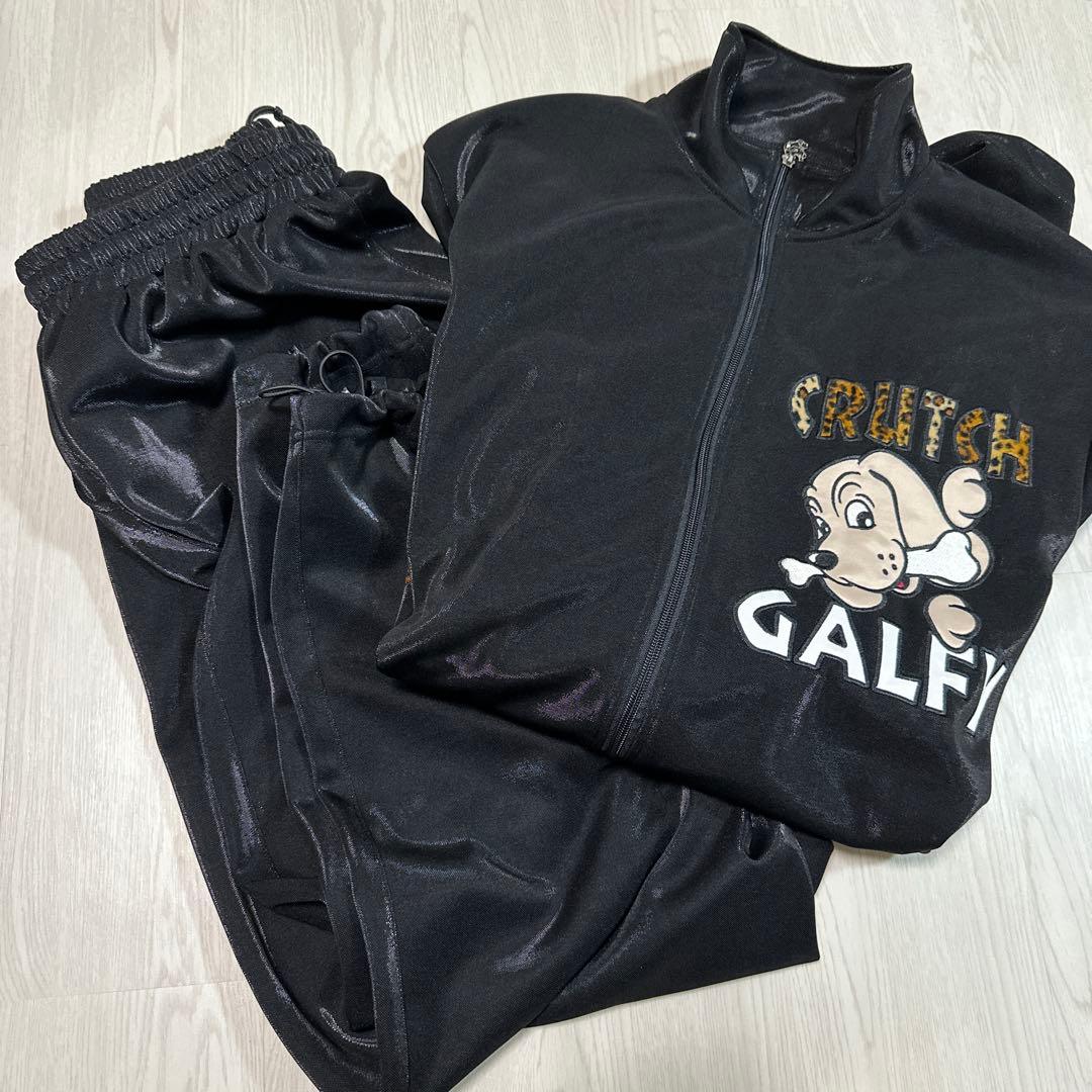 GALFY ブラック トラックスーツ