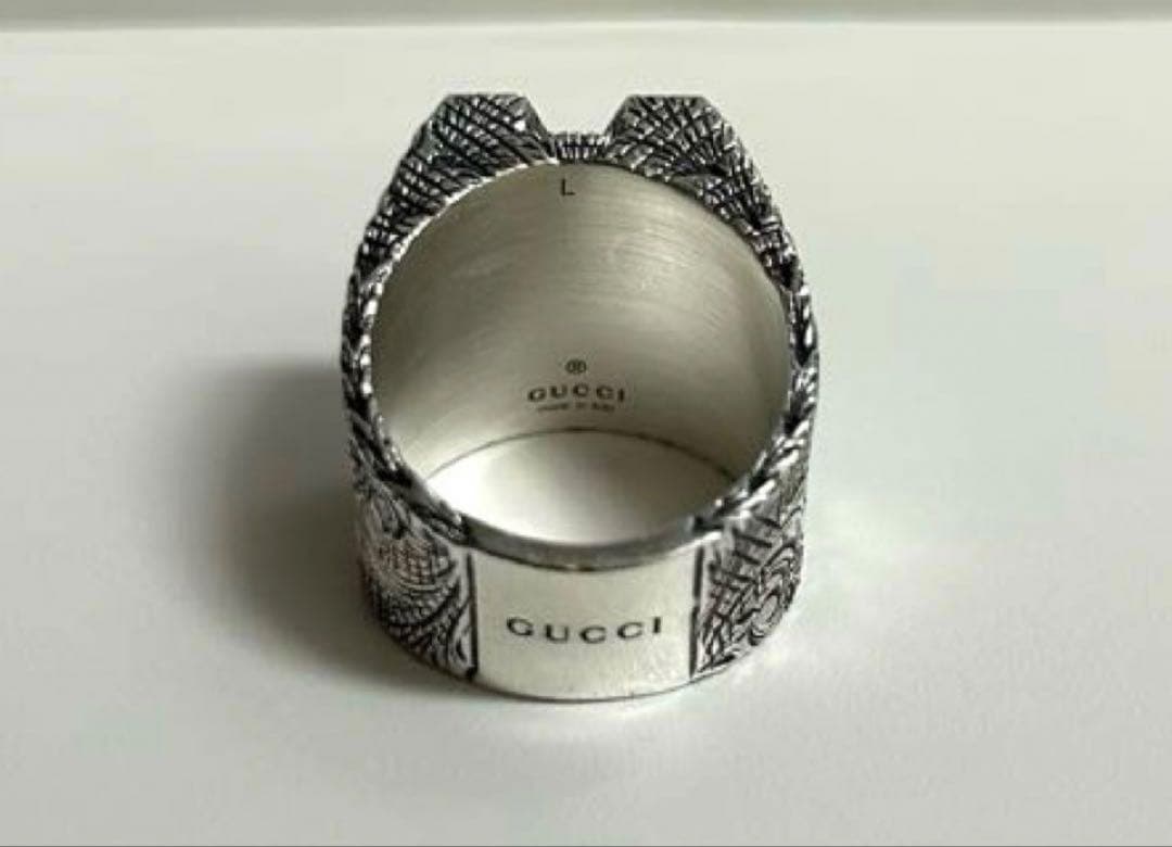 m*a様 GUCCI アルファベット X型リング　L（19号相当）
