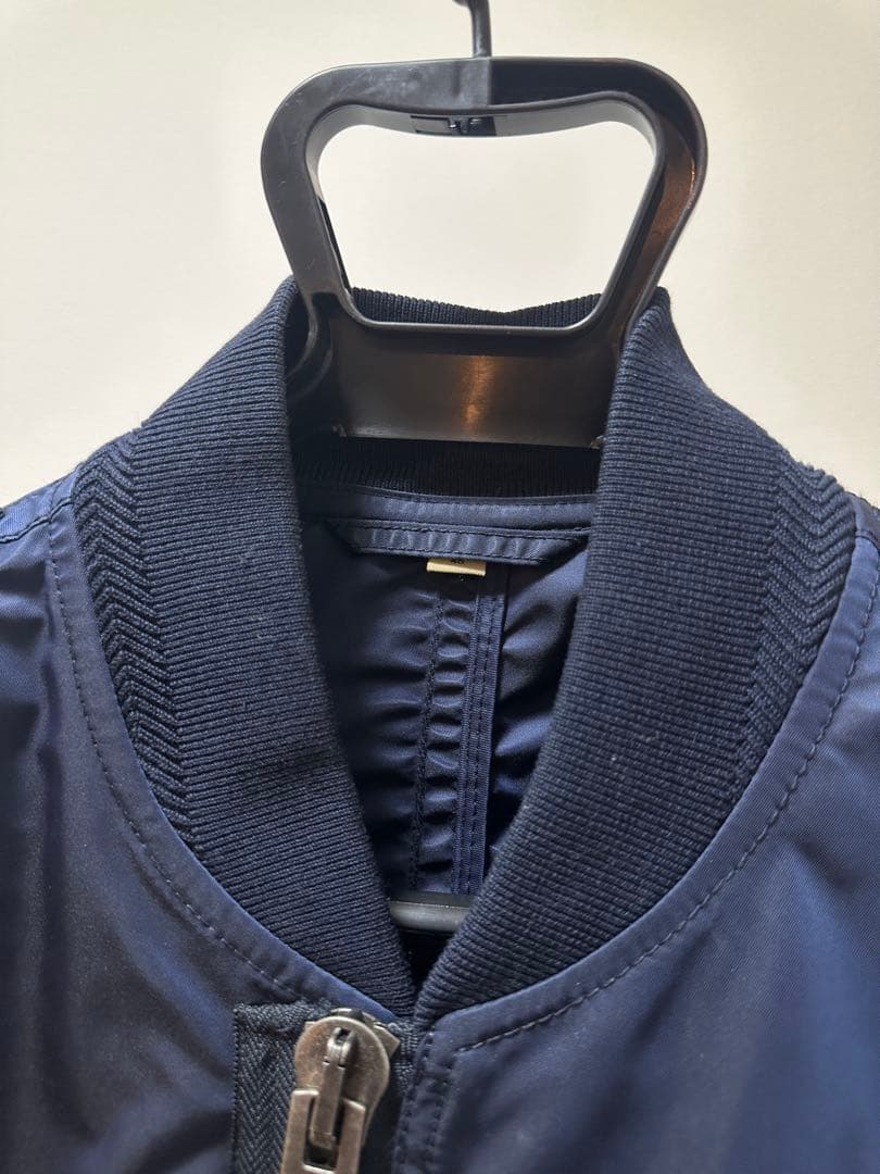 BURBERRY LONDON ナイロンジャケット MA-1 ネイビー 46