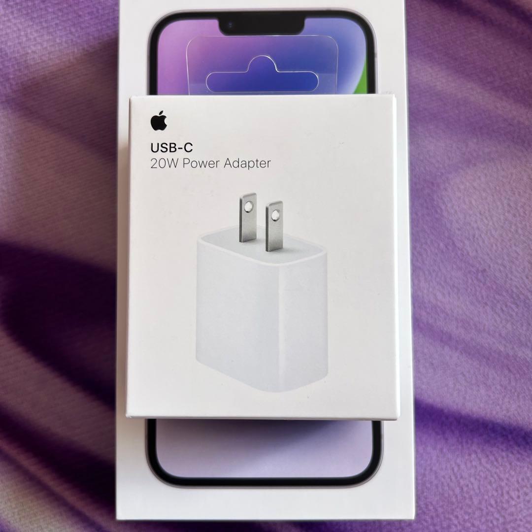 iPhone14 128GB パープル 本体とおまけ