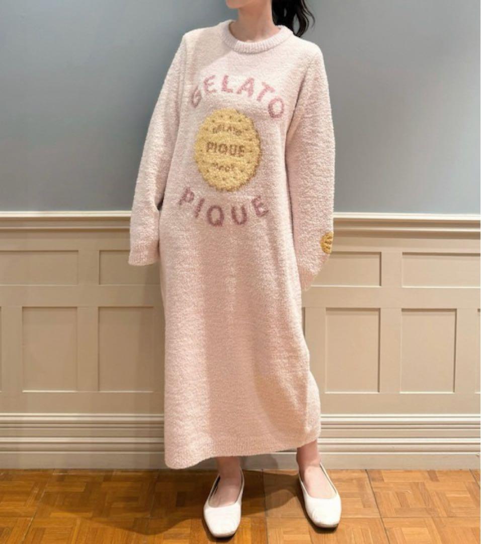 gelato pique パウダービスケットジャガードワンピース