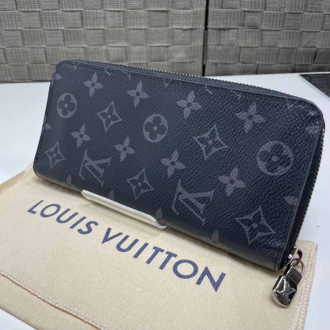 ゆ*ば様 LOUIS VUITTON ブラック モノグラムエクリプス　長財布