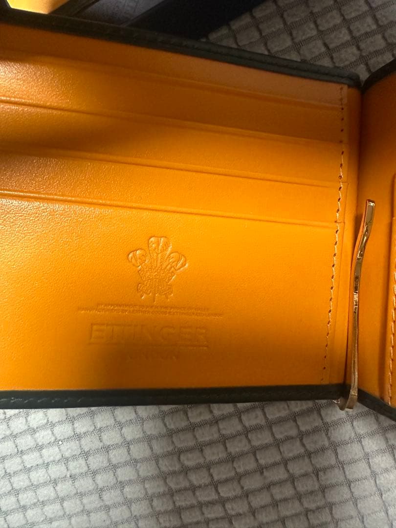 ETTINGER グリーン マネークリップ