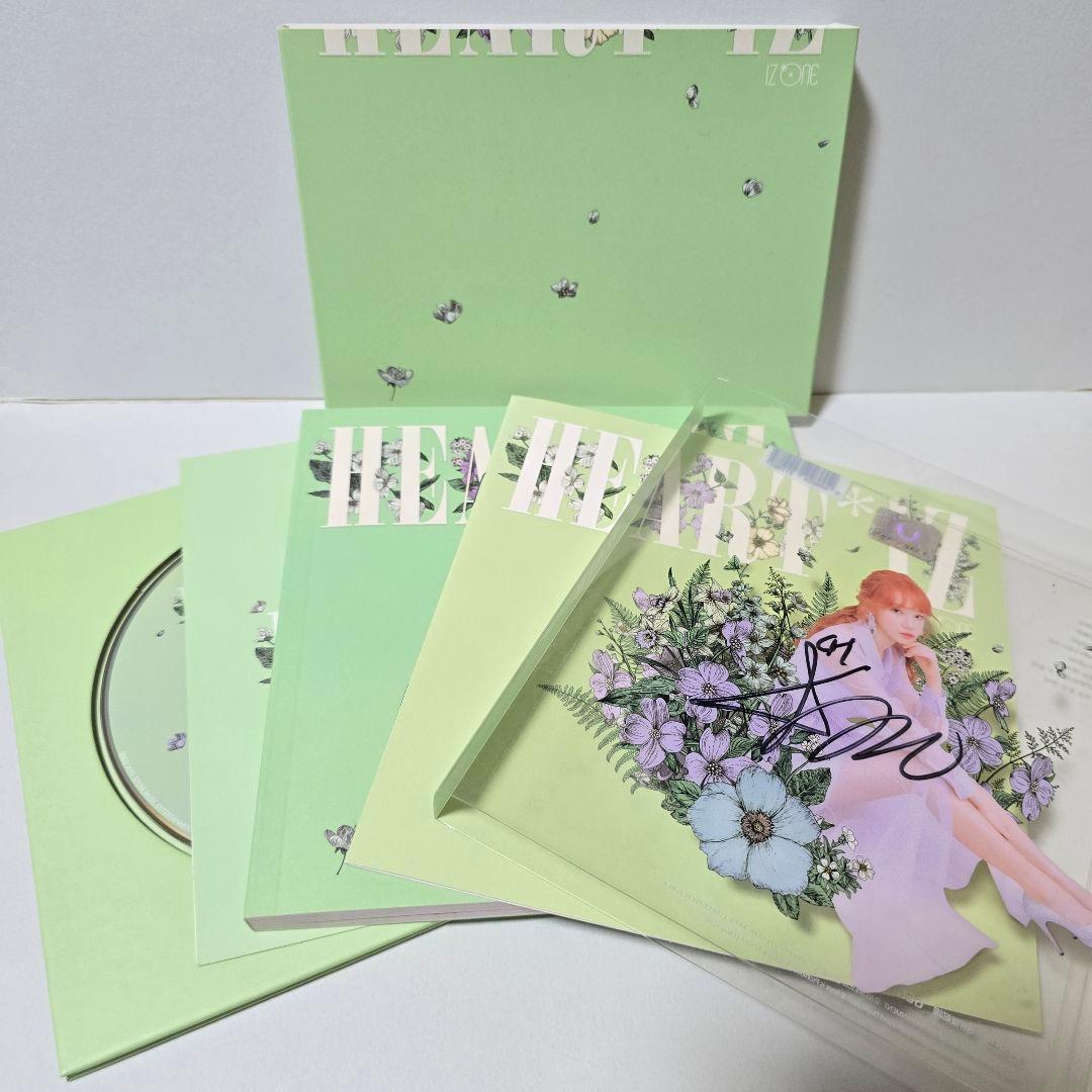 チェウォン 直筆サイン入り IZ*ONE HEART*IZ CD アルバム