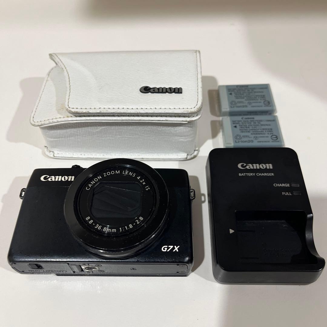 【動作確認済】Canon PowerShot G7X バッテリー・ケース付