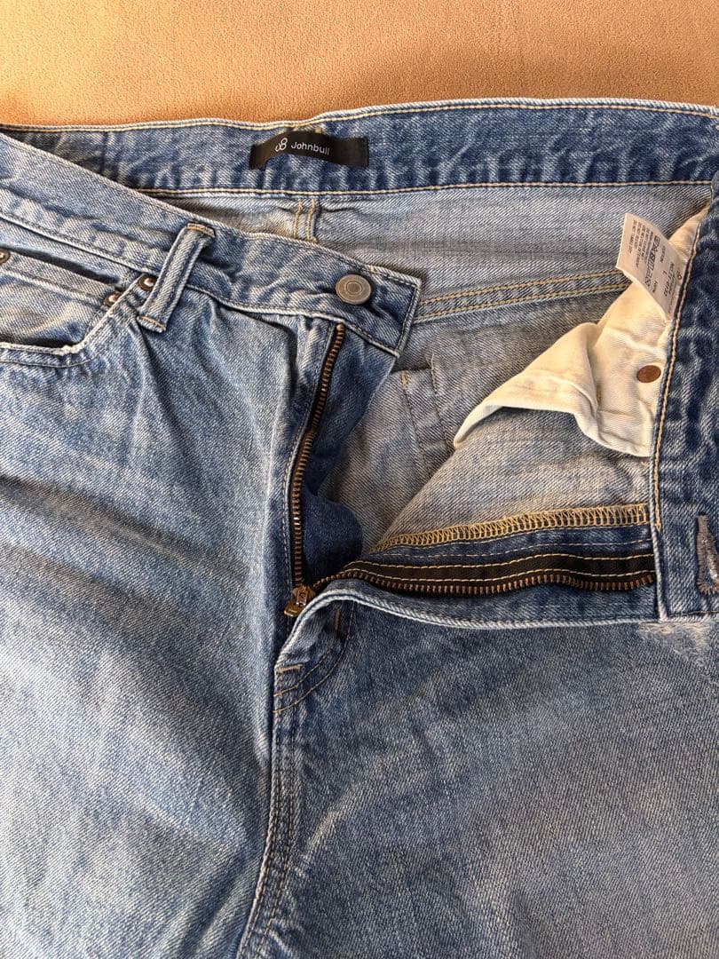 AP STUDIO Johnbull ダメージ加工ストレートデニム L