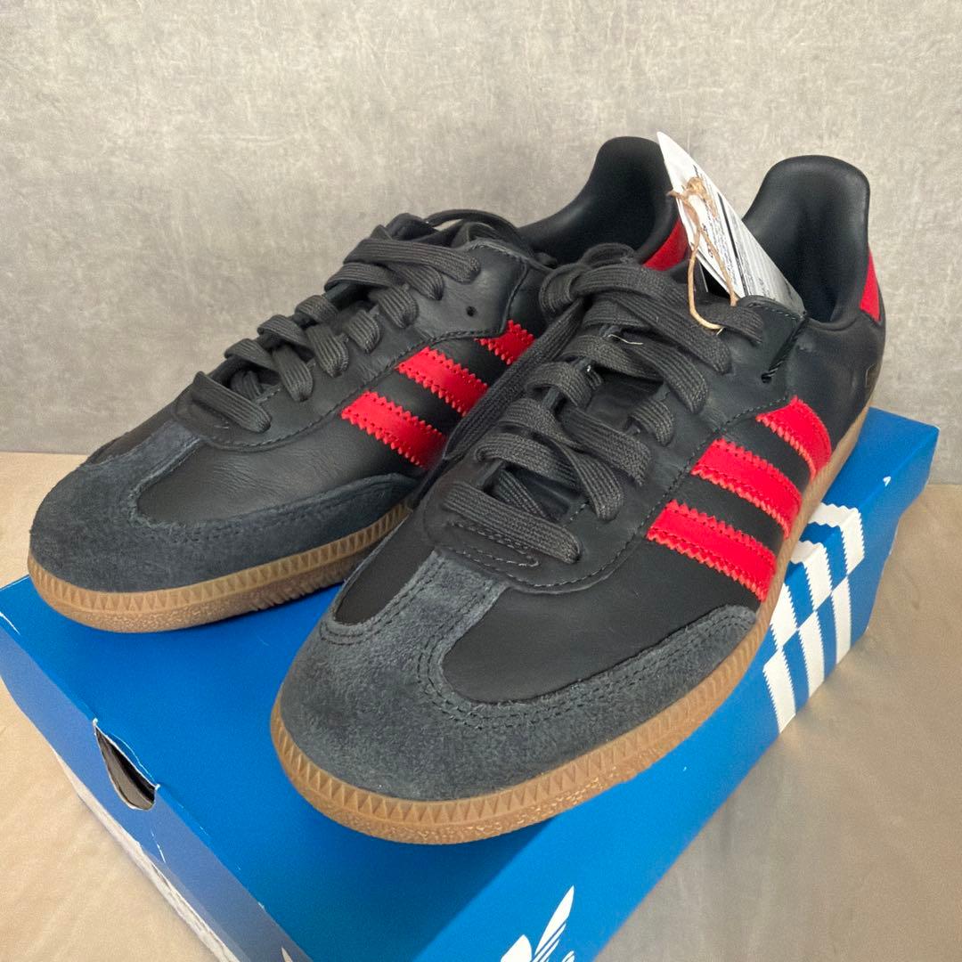 アディダス サンバOG 新品 IG6173 ブラック レッド 24.5cm