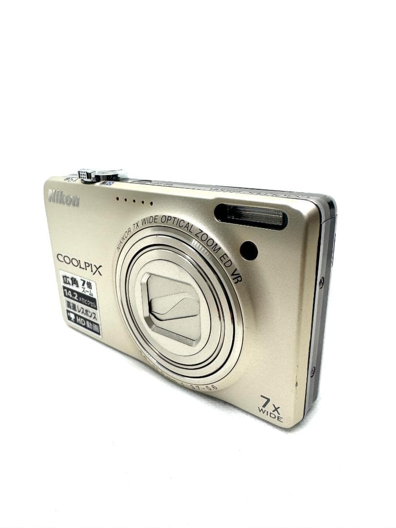 Nikon COOLPIX S6000 シルバー 動作確認済み デジカメ