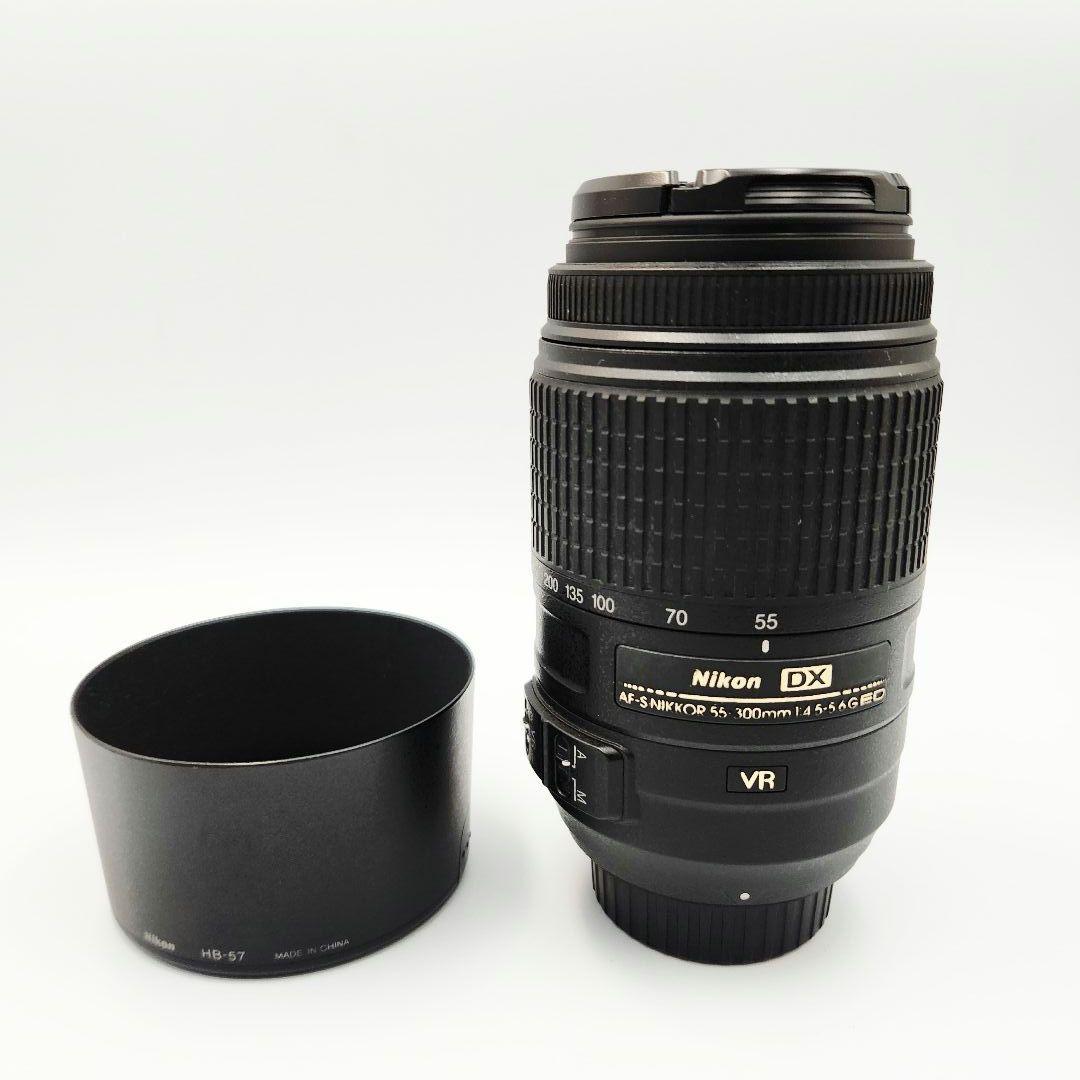 Nikon AF-S DX 55-300mm VR ズームレンズ 【撮影写真付】