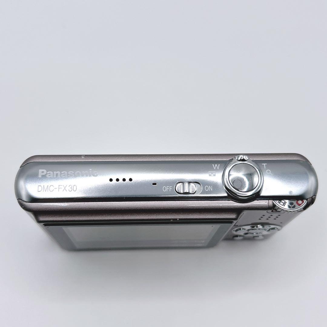 美品✨Panasonic LUMIX DMC-FX30 コンデジ　ブラウン
