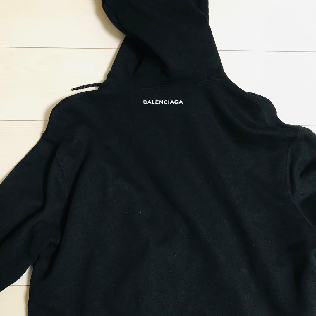 【国内正規品】17SS バレンシアガ PARIS 夜景 パーカー Mサイズ