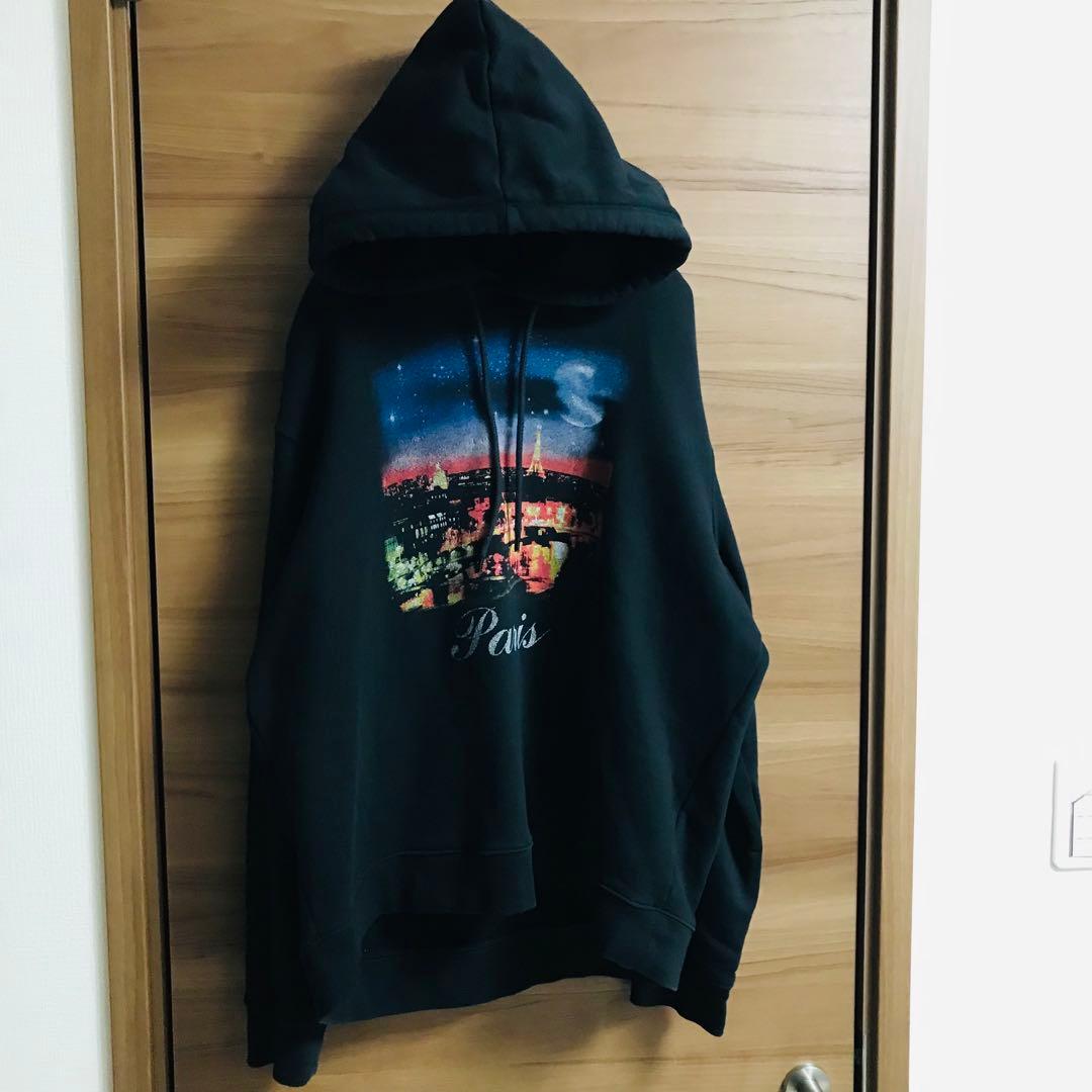 【国内正規品】17SS バレンシアガ PARIS 夜景 パーカー Mサイズ