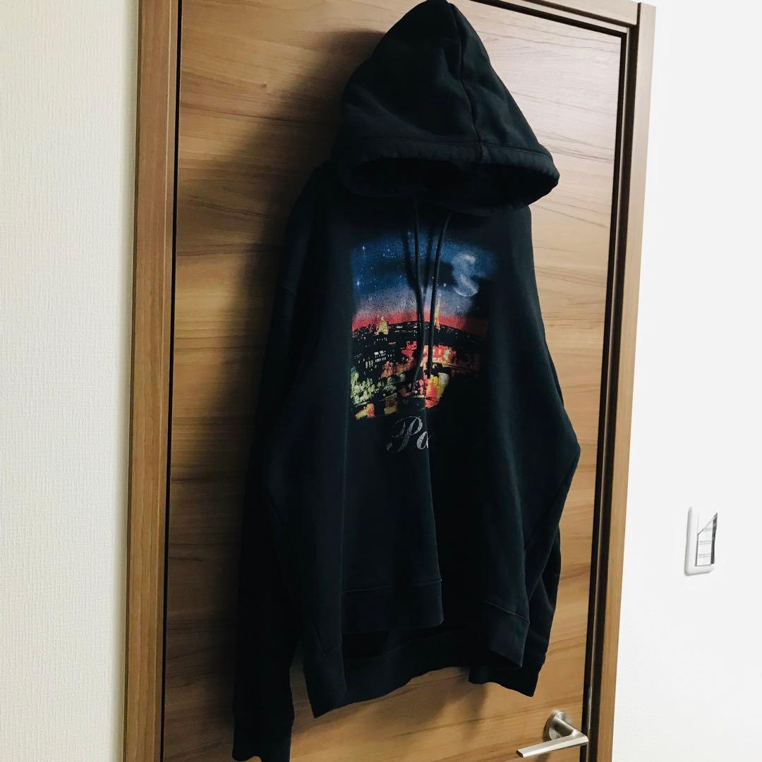 【国内正規品】17SS バレンシアガ PARIS 夜景 パーカー Mサイズ