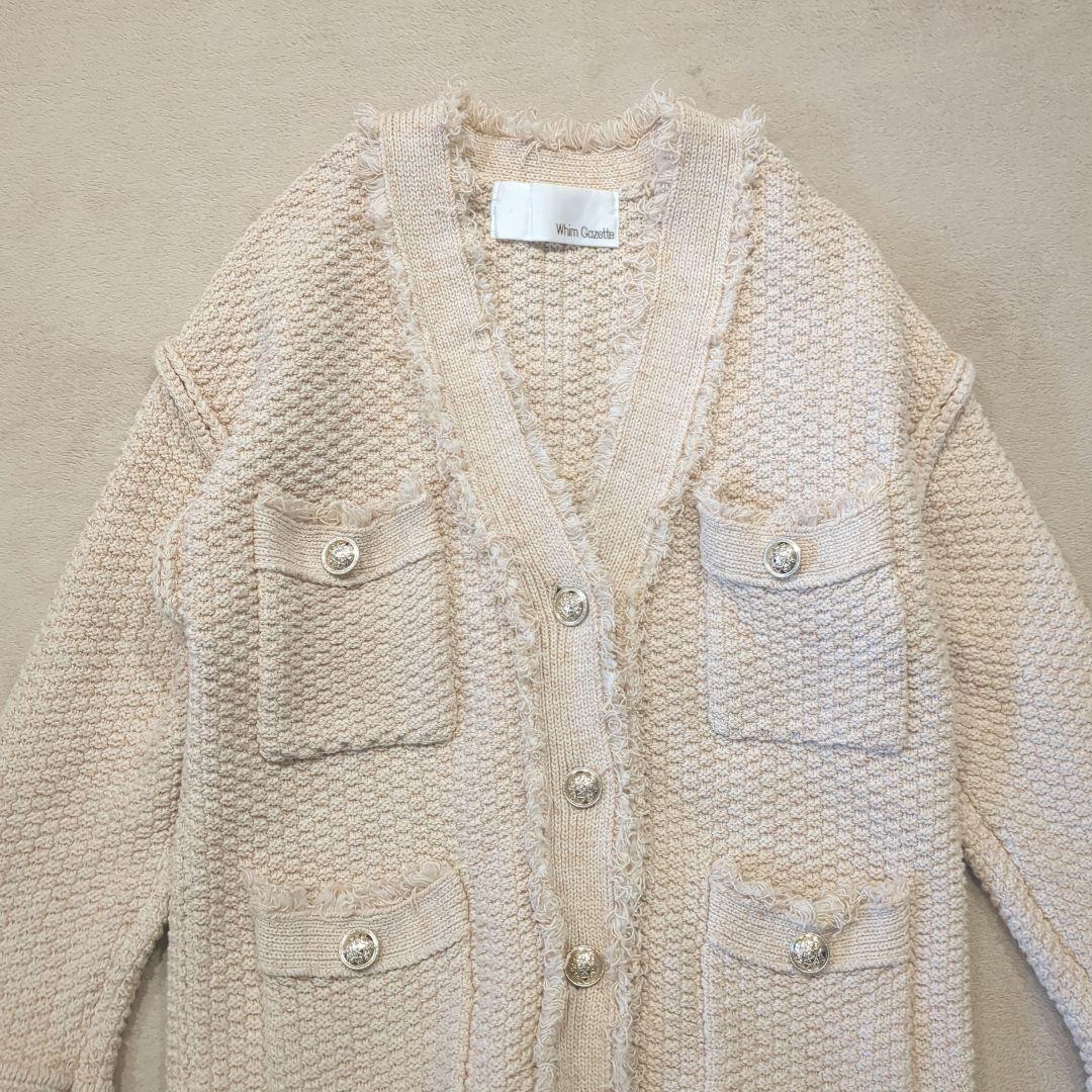 ウィムガゼット Whim Gazette TWEEDYニットジャケット2