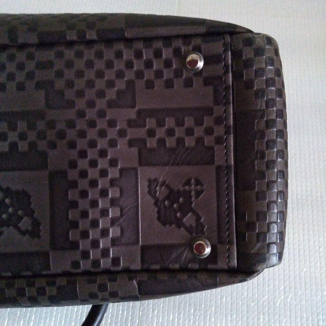 ヴィヴィアンウエストウッド レザー ボストンバッグ