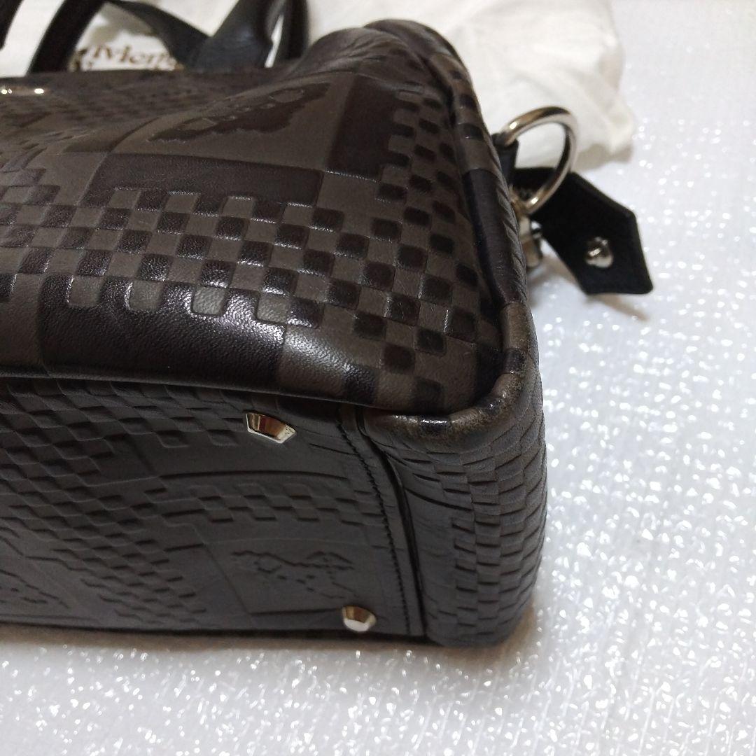 ヴィヴィアンウエストウッド レザー ボストンバッグ