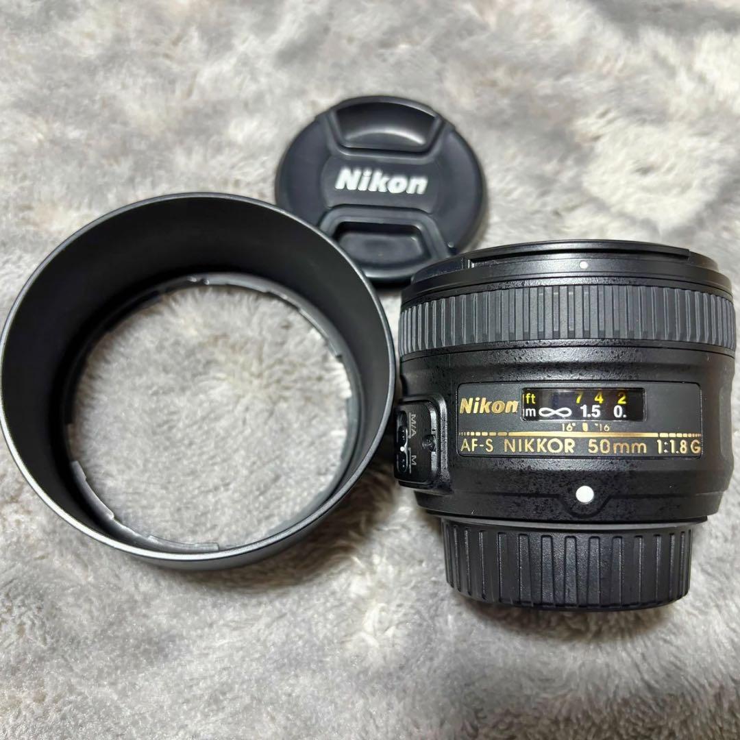 Nikon D7500本体ショット約17400回（ジャンク品）＆レンズ付き