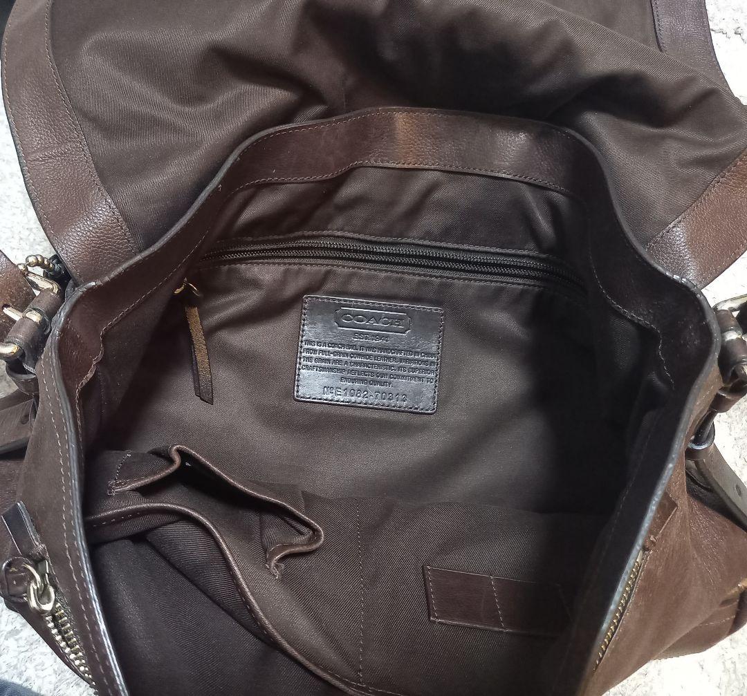COACH コーチ 70313 オールレザー メッセンジャーバッグ A4 大容量
