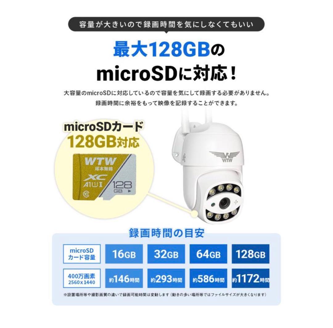 新品未使用　WTW ゴマちゃん2 Plus 防犯カメラ 300万画素