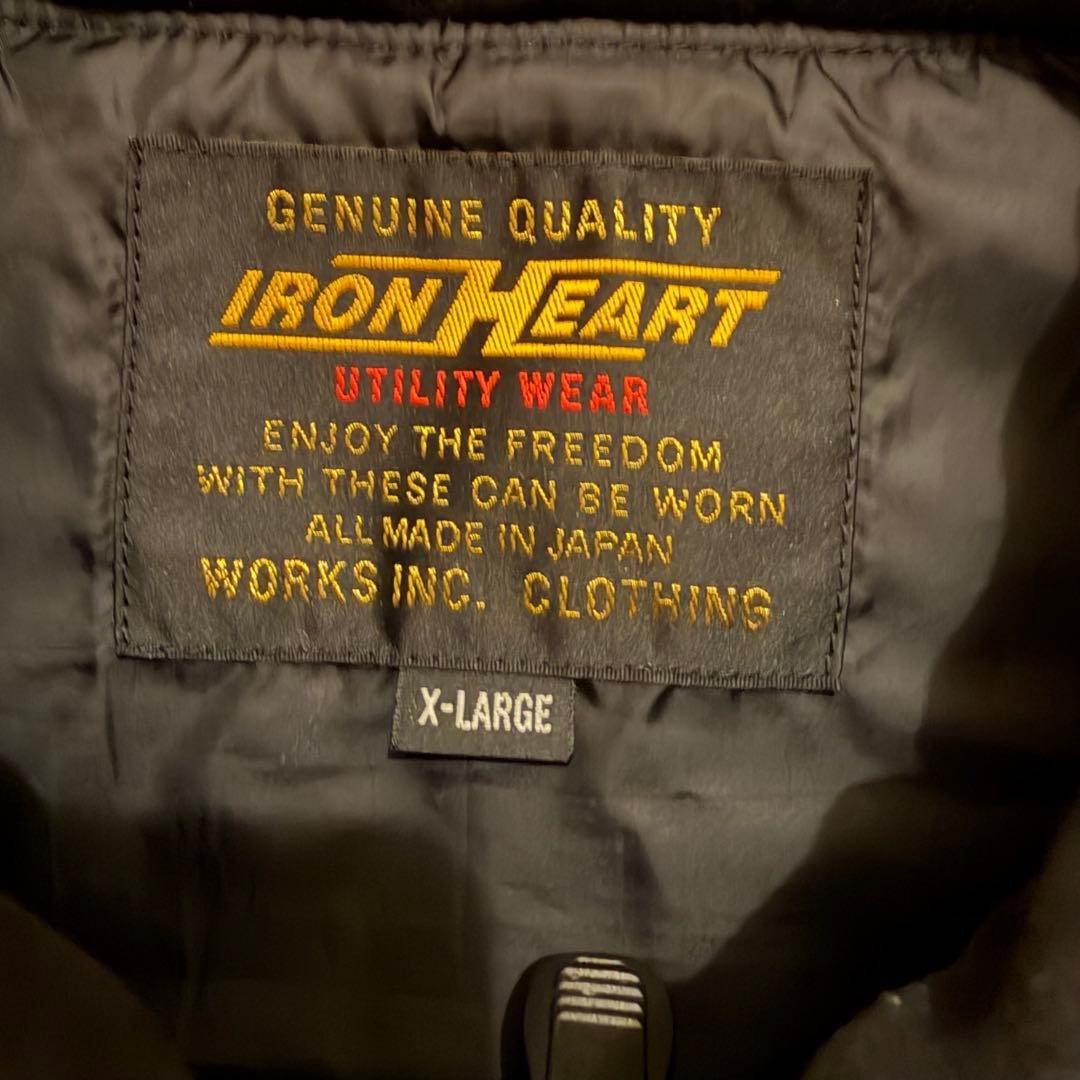 IRON HEART/アイアンハートベスト/プリマロフトキルティングベスト　XL