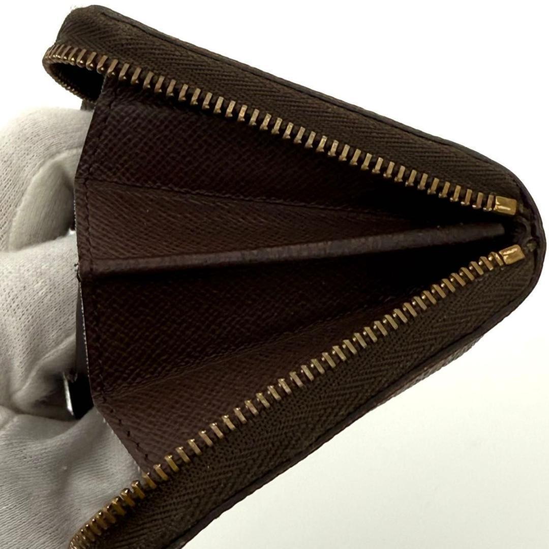 ルイヴィトン【最高級美品】ダミエ エベヌ ジッピーパース ブラウン