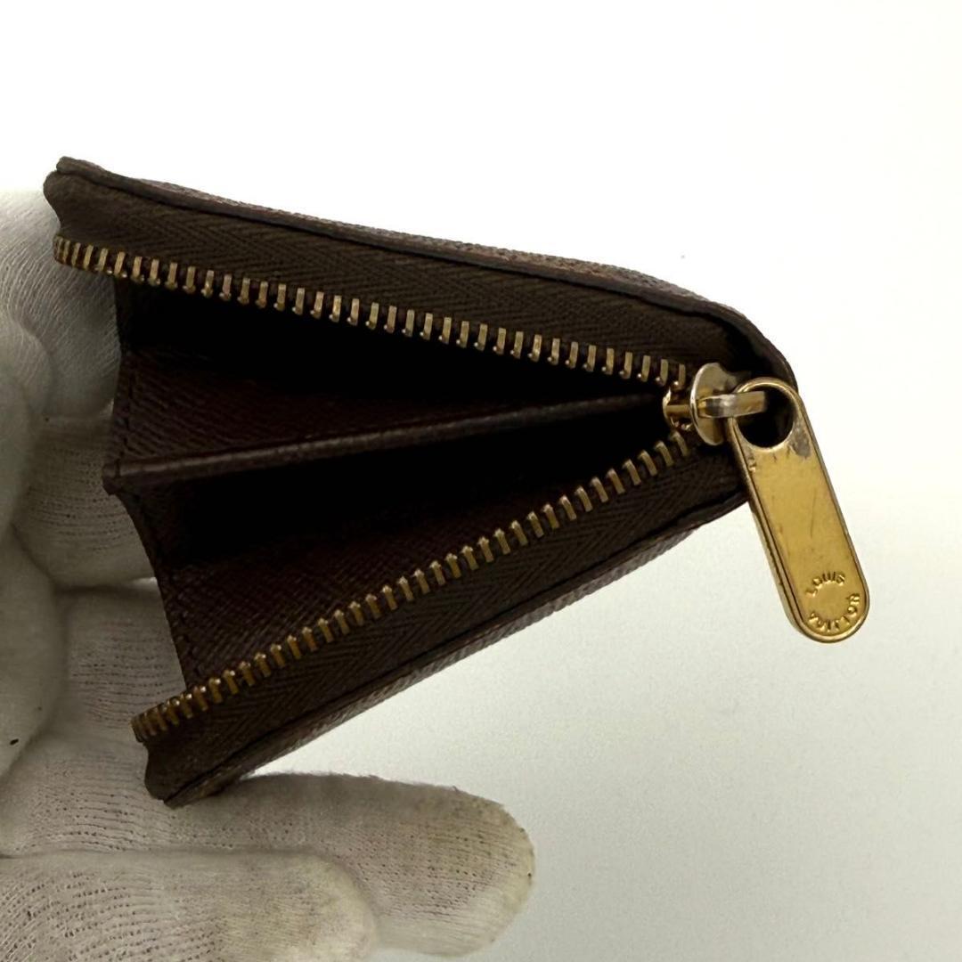 ルイヴィトン【最高級美品】ダミエ エベヌ ジッピーパース ブラウン