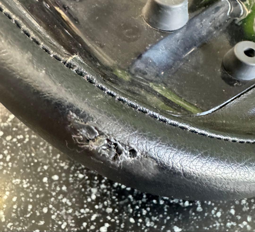 14Rpさん専用ハンターカブ125そら豆ハイシート Aステッチ:パイピング仕上げ