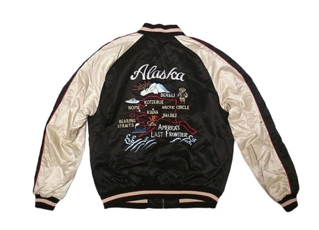 Ralph Lauren ポロベア　アラスカスカジャン メンズM スタジャン