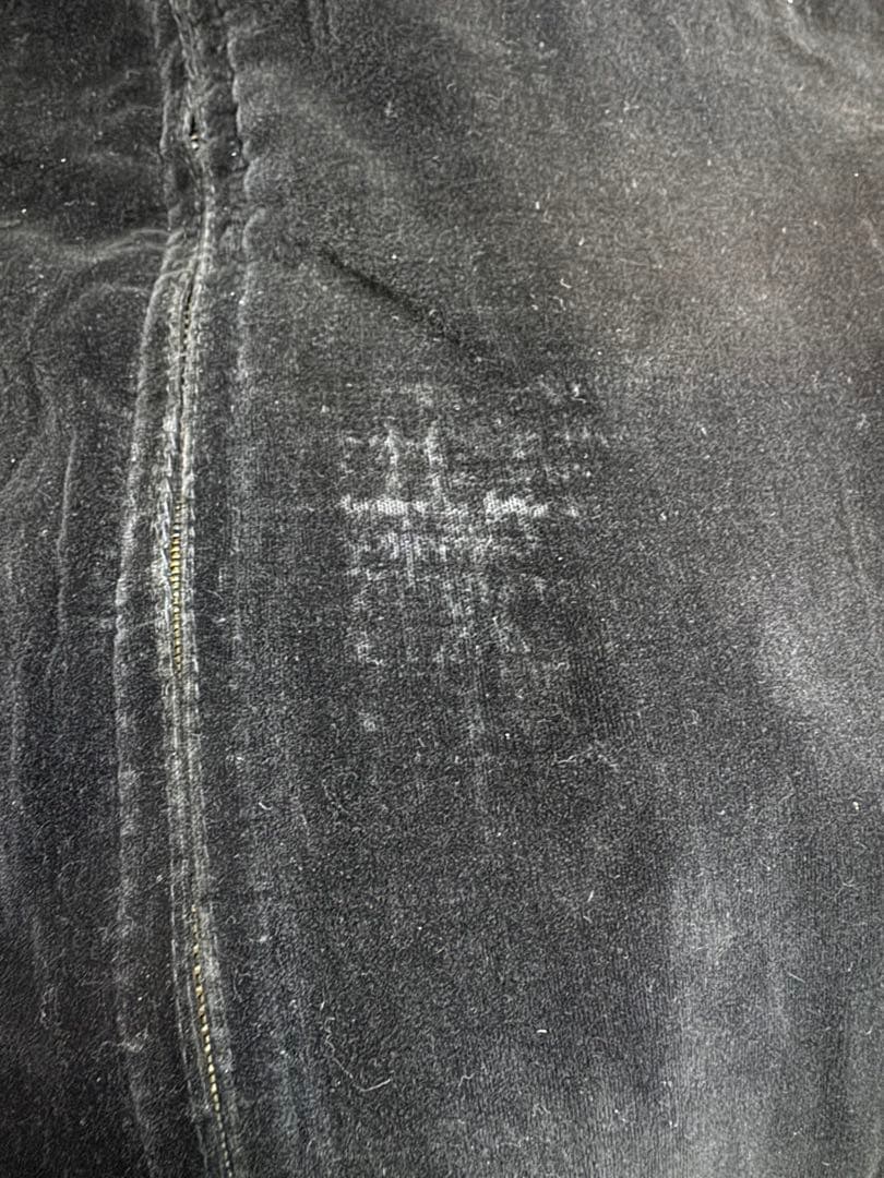 稀少 ビッグサイズ3L 別珍 スカジャン 髑髏 スーベニアジャケット ブラック