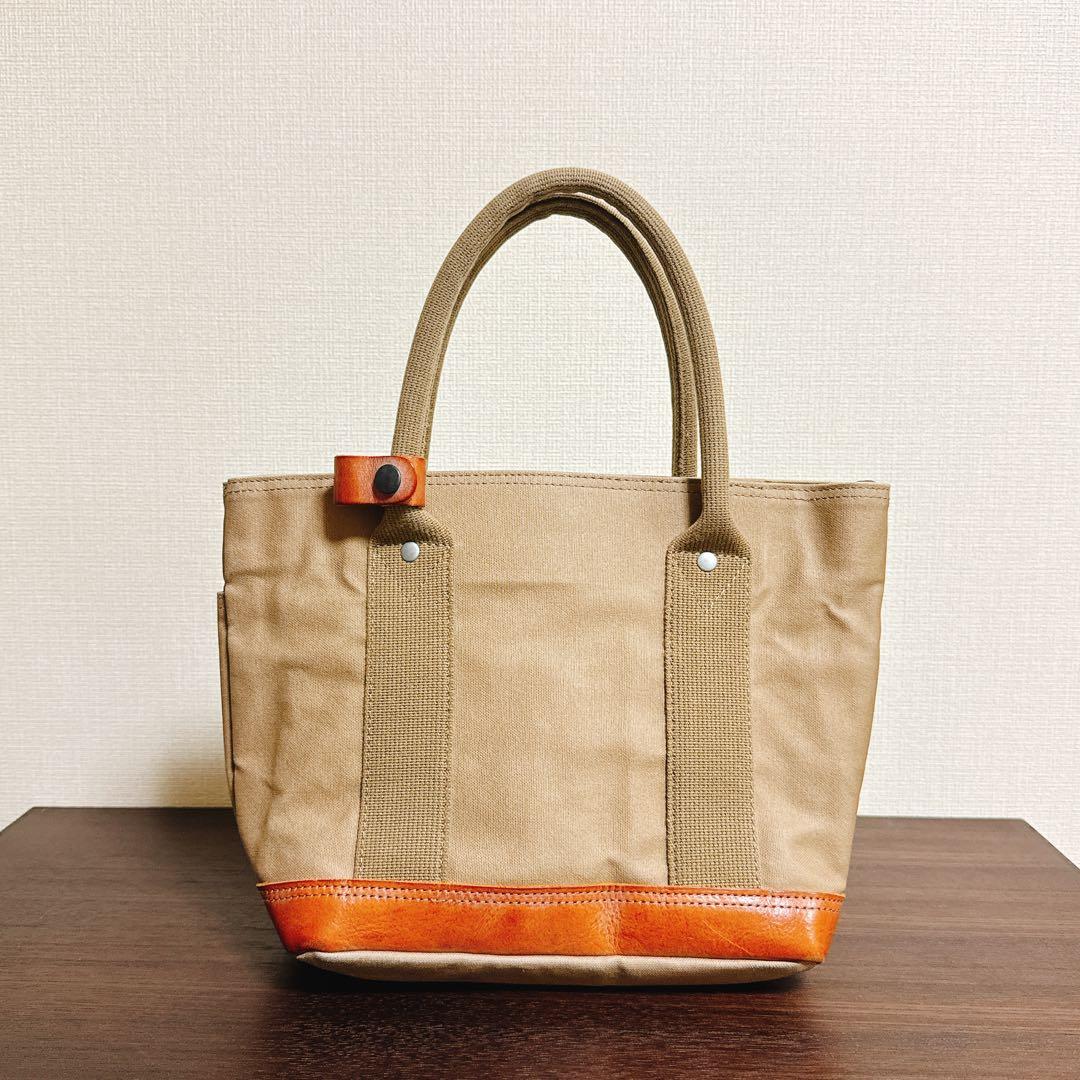 PORTER ポーター キャンバス×レザー トートバッグ ベージュ