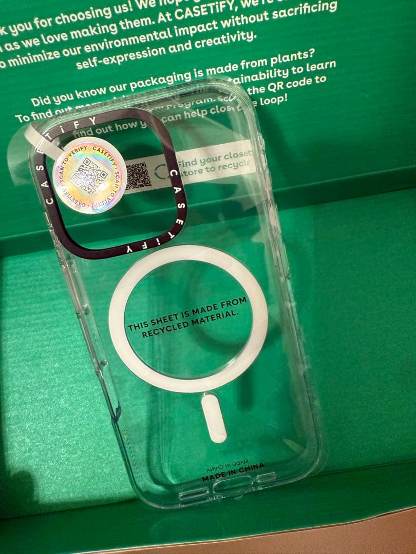 CASETiFY クリアケース MagSafe対応　iPhone16Pro