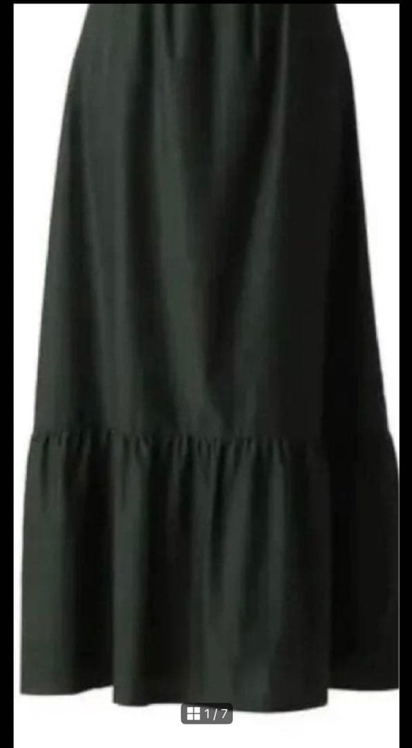 アトランティックアスコリ　スカート　すみ黒