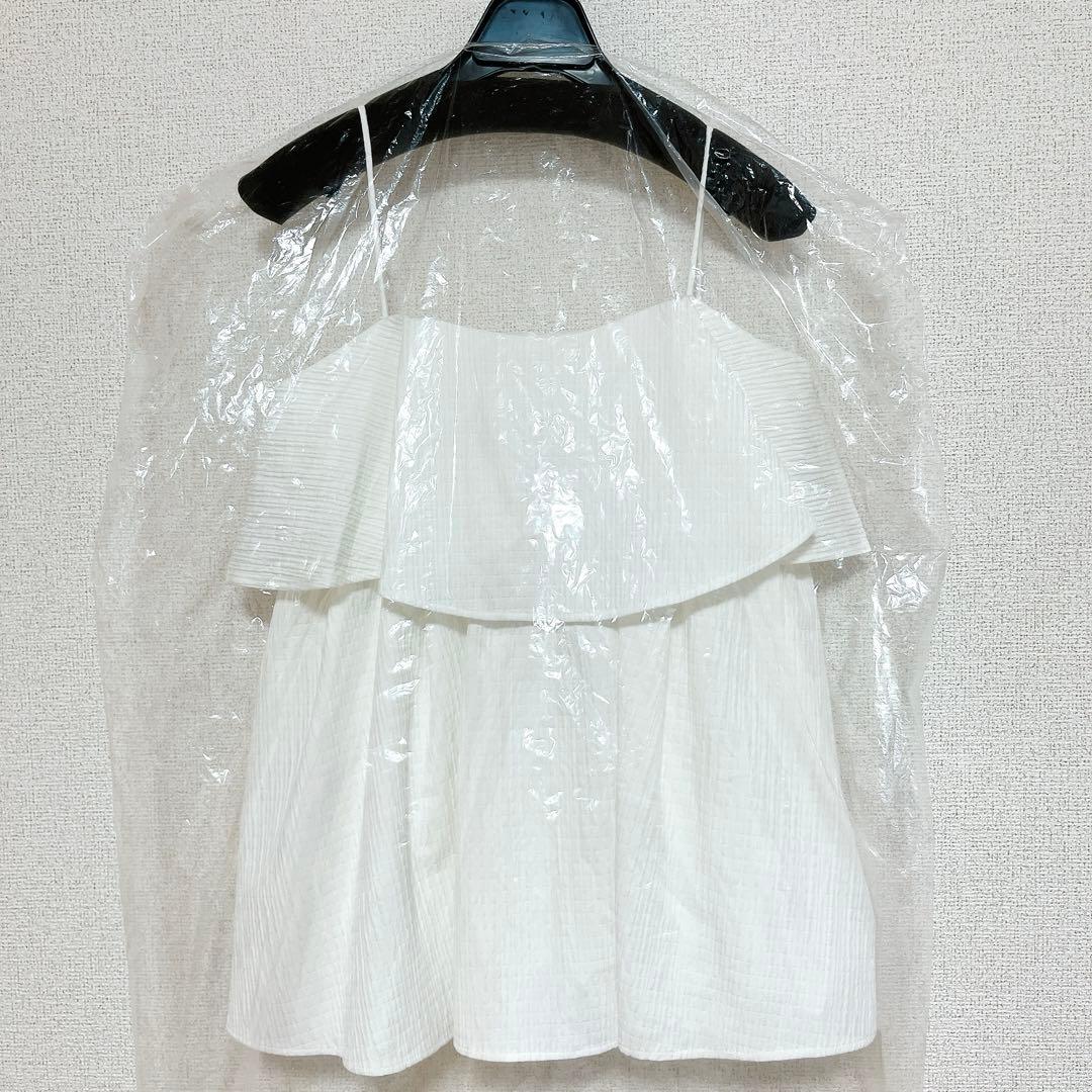 anuans フクレジャガードキャミソール ホワイト