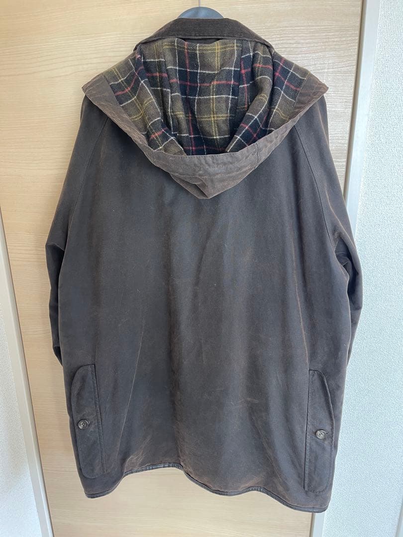 Barbour フード付きジャケット ダークブラウン　ビューチャンプXL