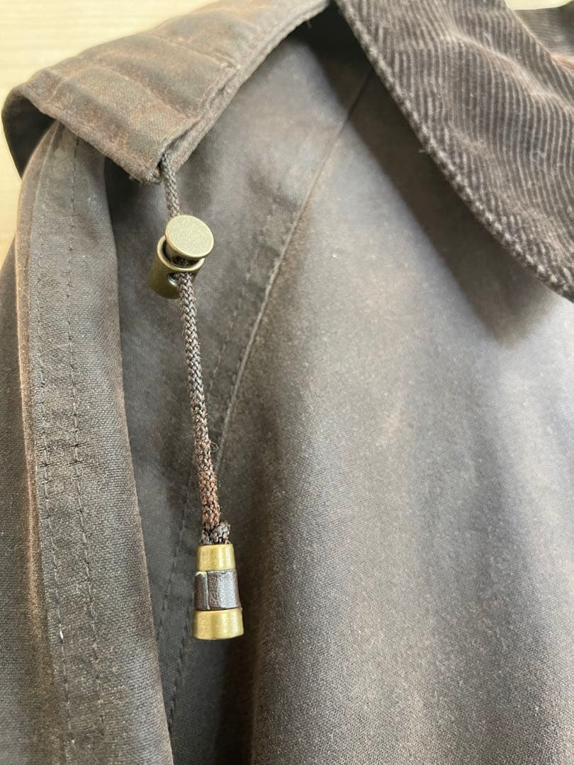 Barbour フード付きジャケット ダークブラウン　ビューチャンプXL