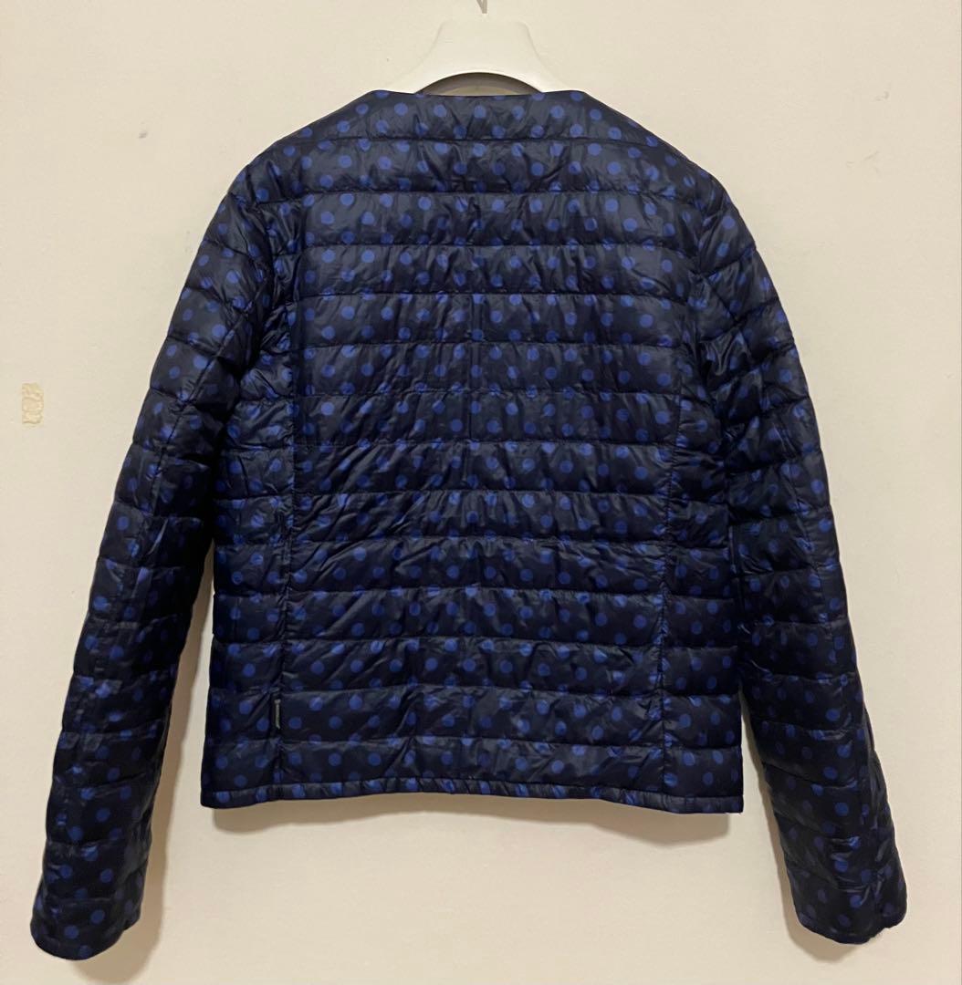 Moncler モンクレール　リバーシブルライトダウンジャケット　ブルーX黒