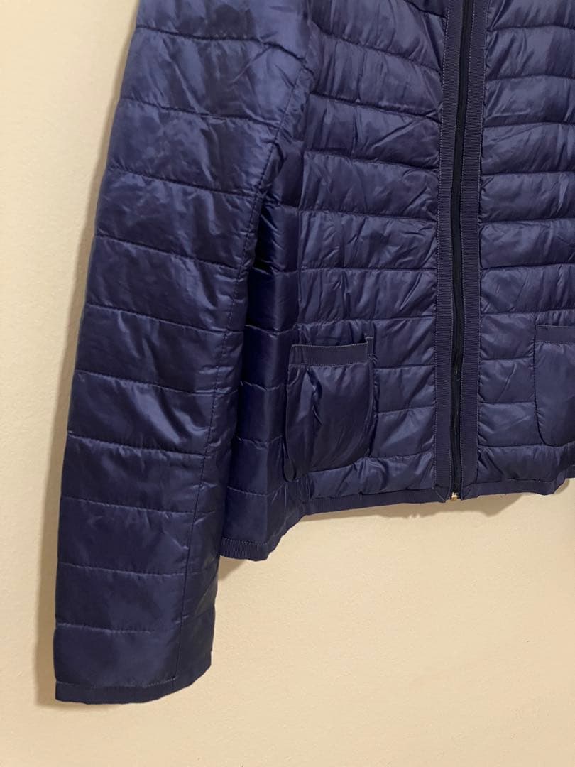 Moncler モンクレール　リバーシブルライトダウンジャケット　ブルーX黒