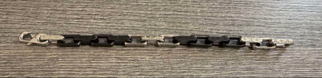 ルイヴィトン M00687 コリエチェーンモノグラムブレスレット メンズ L