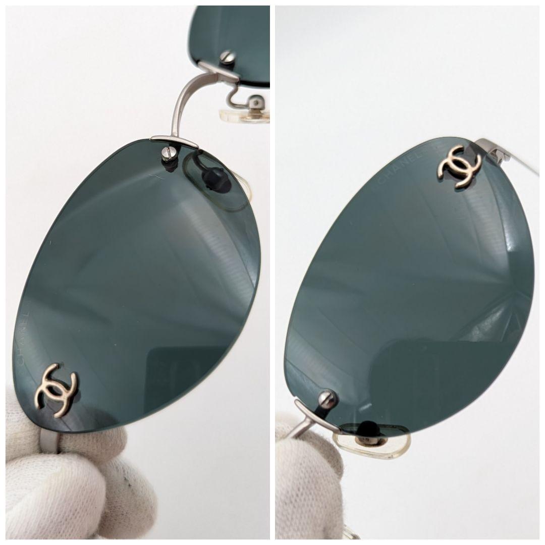 CHANEL シャネル サングラス ココマーク リムレス 4003