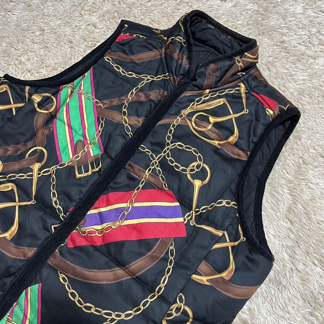 【レア】ラルフローレン エンブレム 馬具柄 リバーシブルベスト