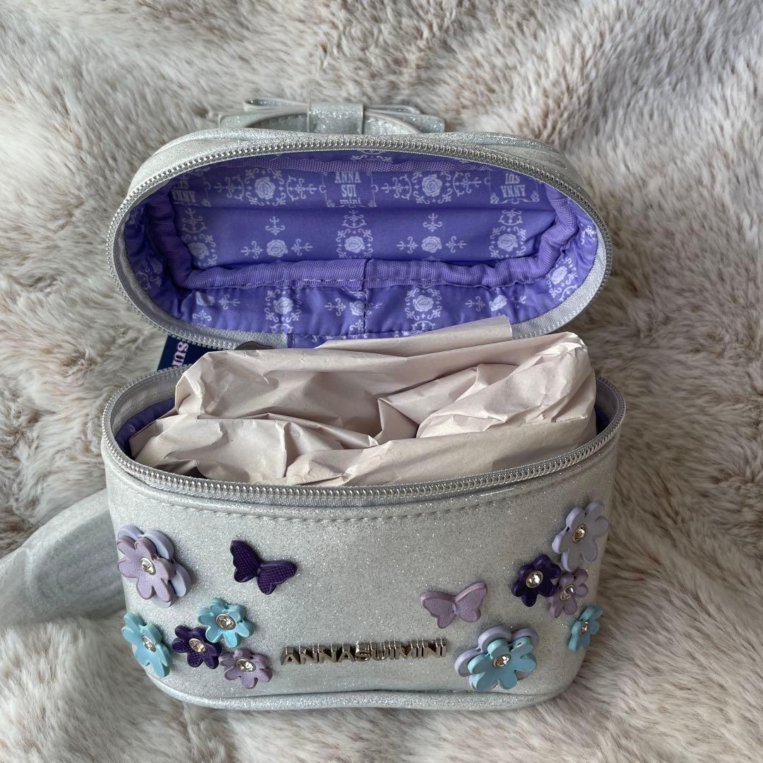 moe【新品】ANNASUIMIN 花モチーフバニティショルダーバッグ