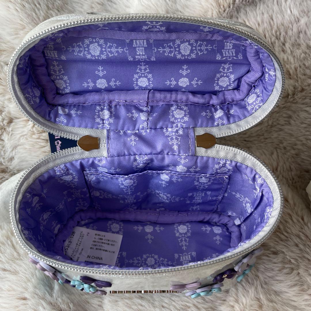 moe【新品】ANNASUIMIN 花モチーフバニティショルダーバッグ