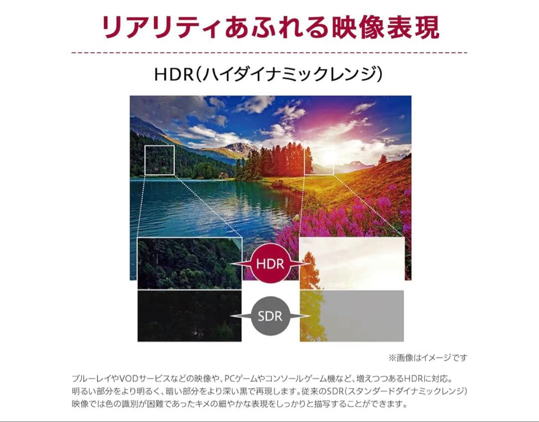 LG 31.5インチ 4Kモニター 32UN500-W HDR対応
