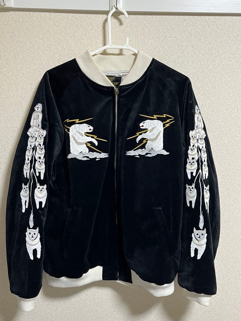 HOUSTON ALASKA スカジャン X-LARGE