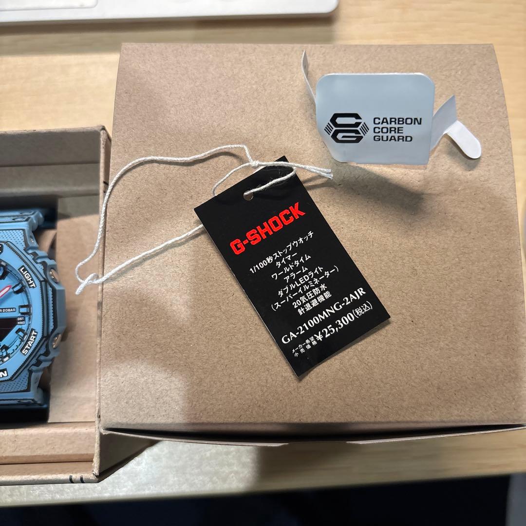 G-SHOCK MANGA THEMEシリーズGA-2100MNG-2AJR 青