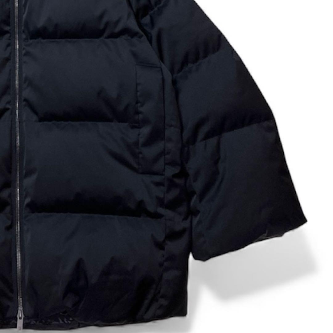 ユニクロ+J ダウンボリュームジャケット オーバーサイズ 黒 L 肉厚 防寒