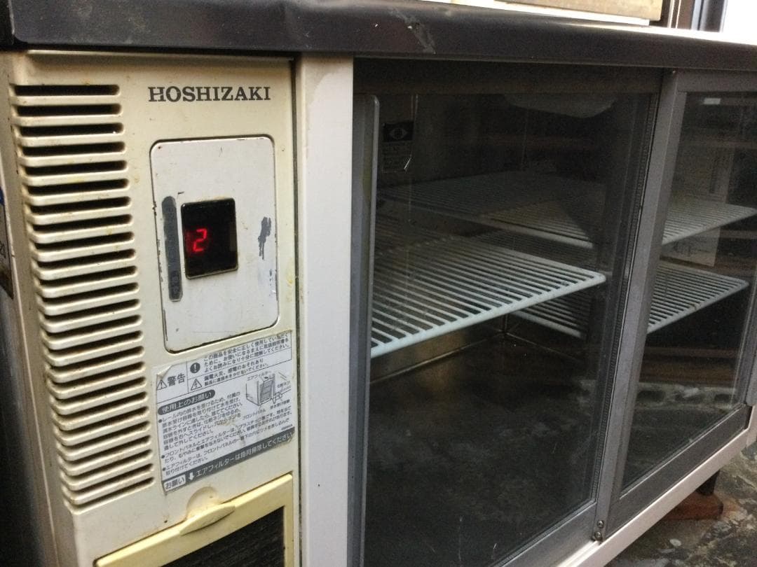 ホシザキRTS-120SNB2-TH 業務用小形冷蔵ショーケース　2012年